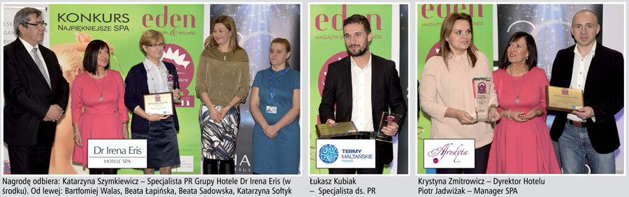 Laureaci nagrody Najpiękniejsze SPA: Hotel Dr Irena Eris Wzgórza Dylewskie, Termy Maltańskie i Afrodyta SPA w Ośnie Lubuskim, Fotorelacja - Najpiękniejsze SPA dla: Hotelu Dr Irena Eris Wzgórza Dylewskie, Term Maltański i Afrodyta SPA w Ośnie Lubuskim,