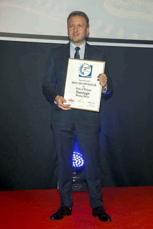Dyrektor POT, Jacek Janowski podczas wręczania nagród na Gali Perfect SPA Awards 2020. Gala Perfect SPA Awards 2020 6102 low